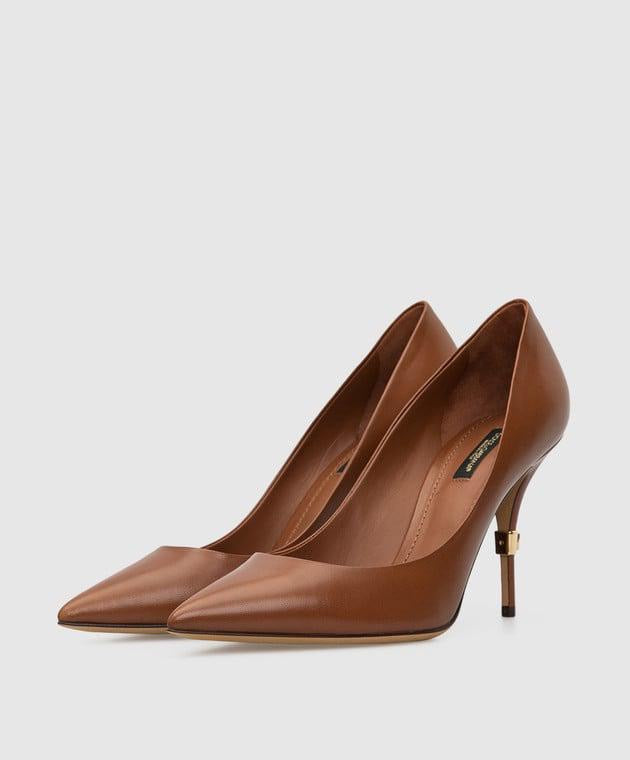 Dolce & Gabbana Brown Leather Pumps
