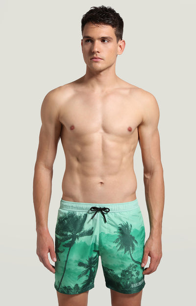 Men's print swim shorts