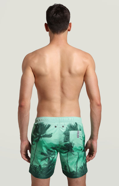Men's print swim shorts