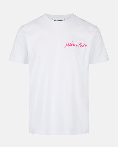 Floral Print white t-shirt