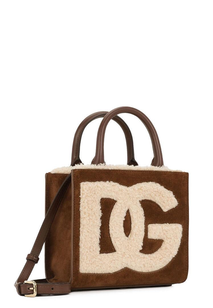 Dolce & Gabbana Brown Sherpa Tote