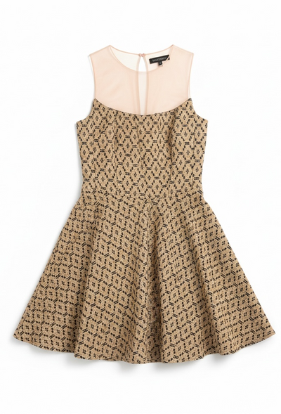 Tweed Fit & Flare Dress – Alta Moda