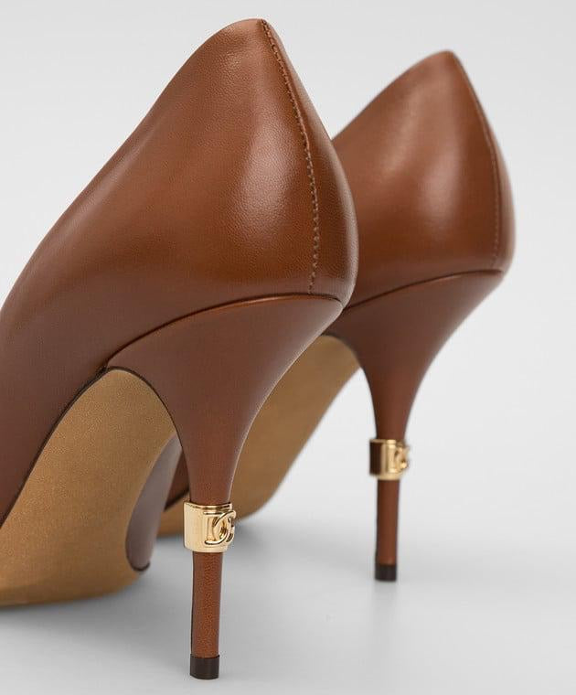 Dolce & Gabbana Brown Leather Pumps