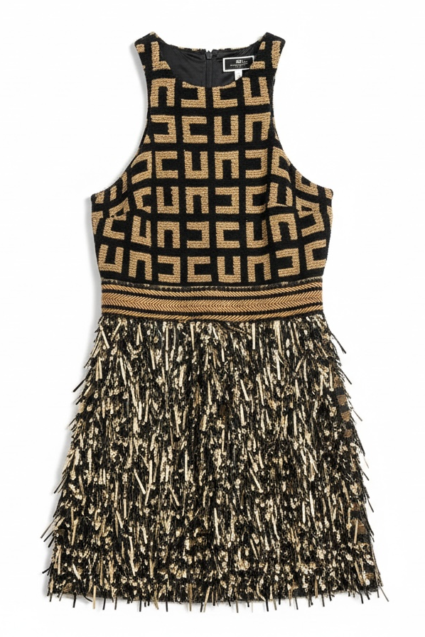 fendi roma amor jersey dress Logo Fringe – Alta Moda VANDERBILT