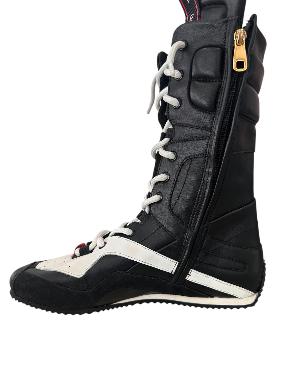 D&G Casual Calf High Boxing  Boots
