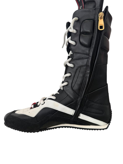 D&G Casual Calf High Boxing  Boots
