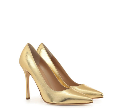 Gold Pumps Sergio Rossi