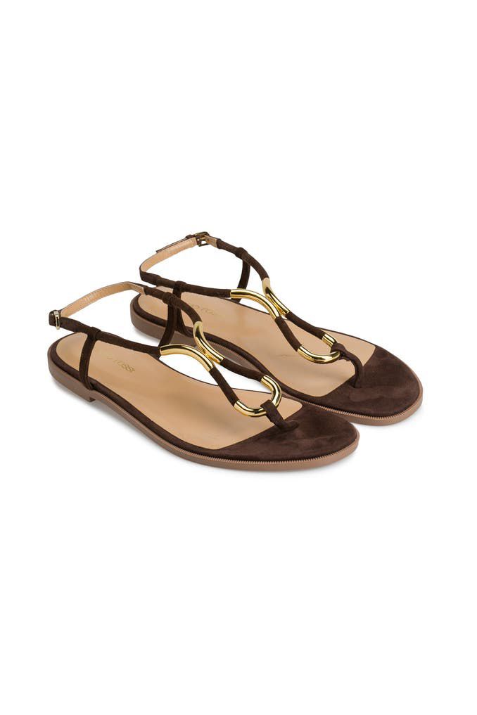 Metallic Flats Sergio Rossi