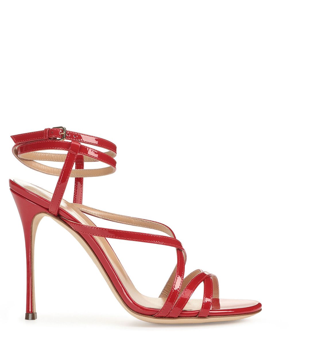 Red Sandals Heels Sergio Rossi