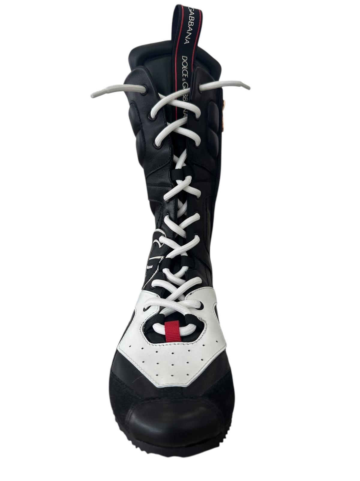 D&G Casual Calf High Boxing  Boots