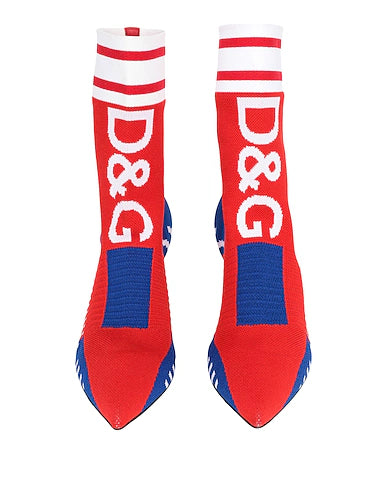 D&G Jacquard-Knit Sock Boots