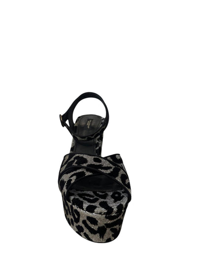 D&G Metallic Leopard Print Platform