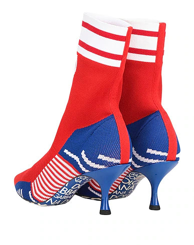 D&G Jacquard-Knit Sock Boots