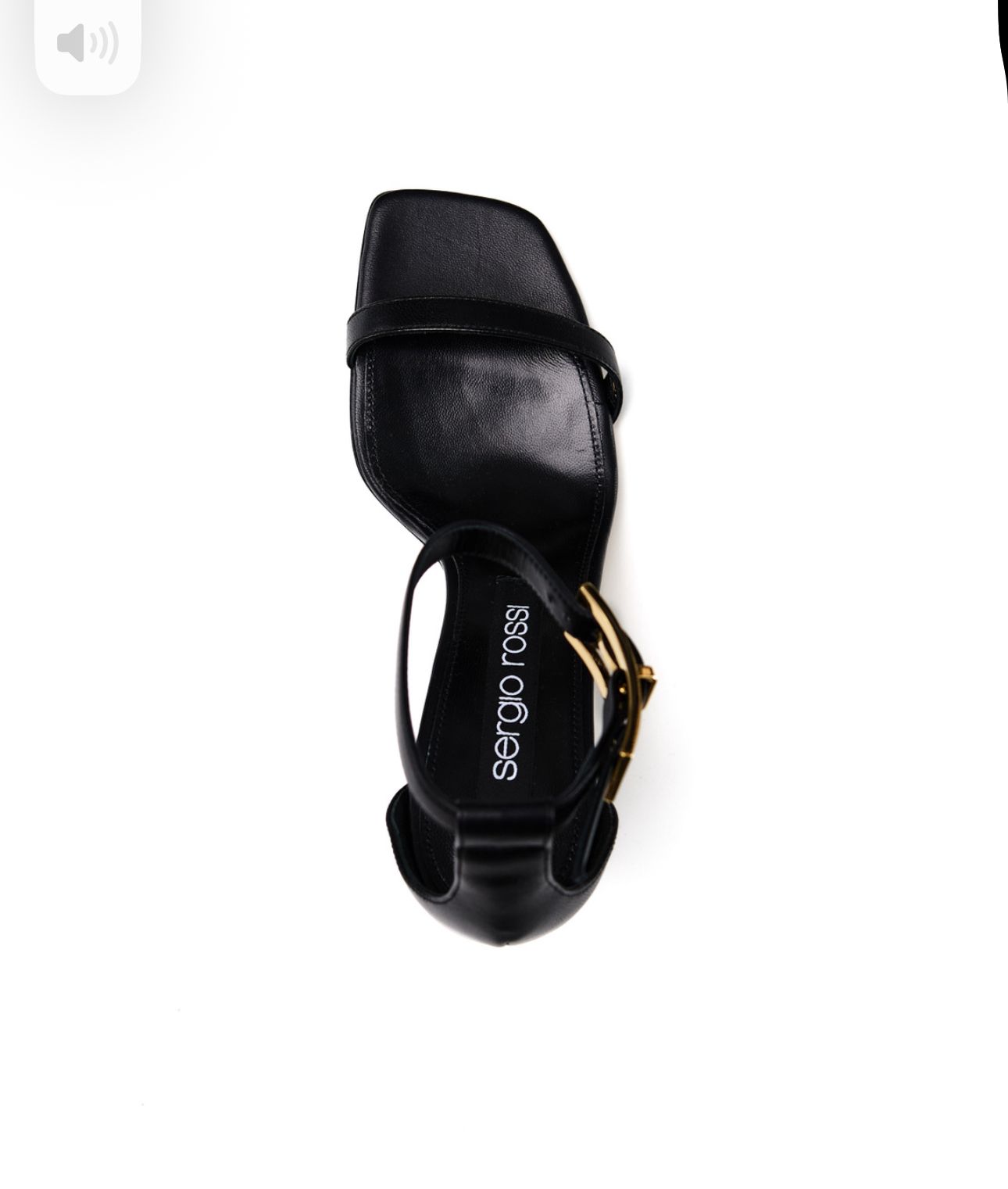 Black Leather Sandals Sergio Rossi