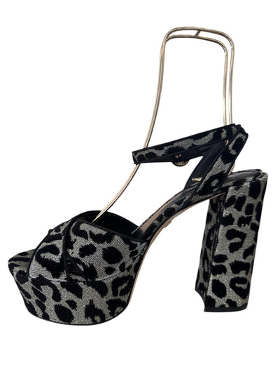 D&G Metallic Leopard Print Platform