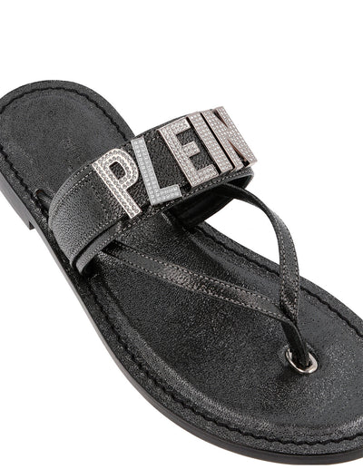 Swarovski Plein flat sandals Philipp Plein