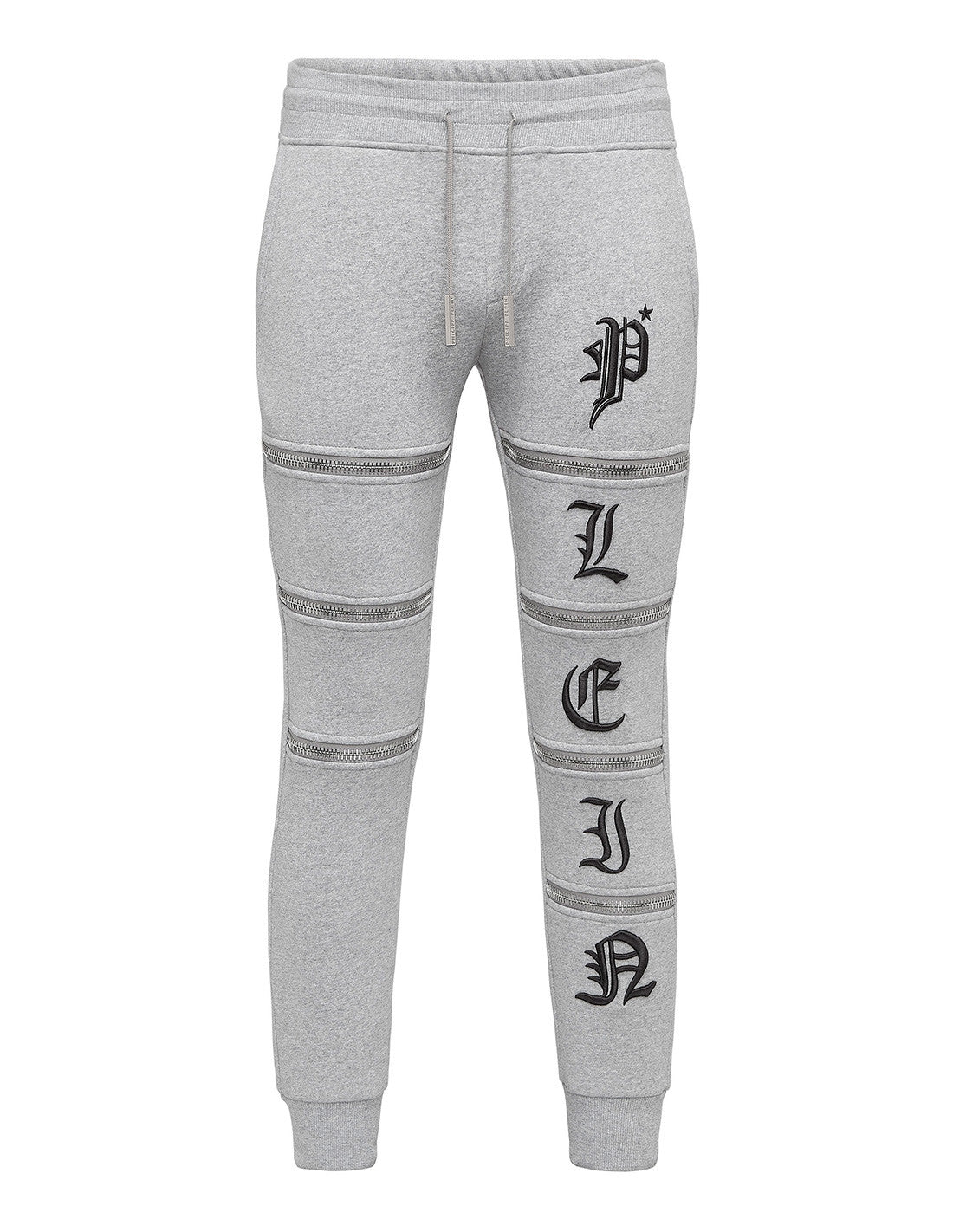 Philipp Plein Black Jogging Zip Hoodie Logo