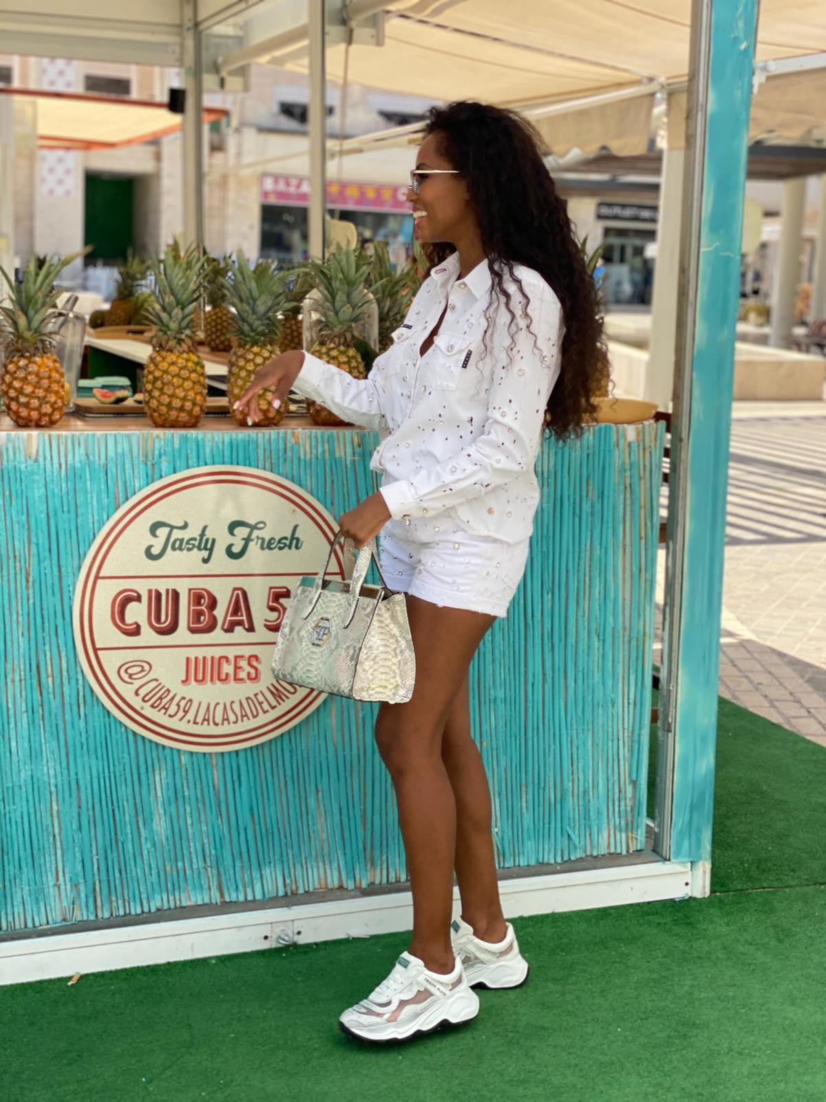 Denim Jacket Crystal