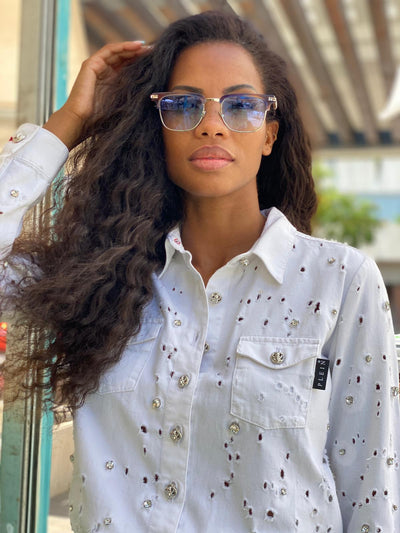 Denim Jacket Crystal