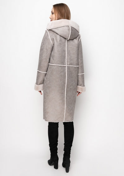 Eco-Fur Sheepskin Coat