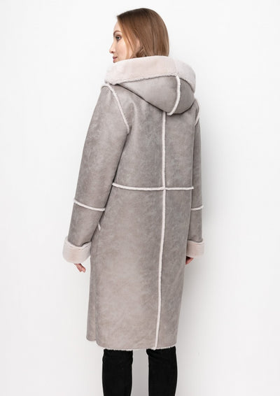Eco-Fur Sheepskin Coat