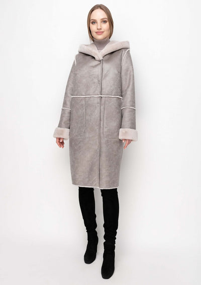 Eco-Fur Sheepskin Coat