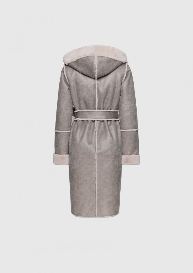 Eco-Fur Sheepskin Coat