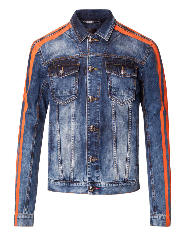 Denim Jacket Tiger Fashion Show