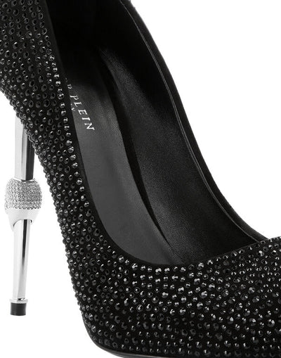 Suede Decollete Hi-Heels Crysta